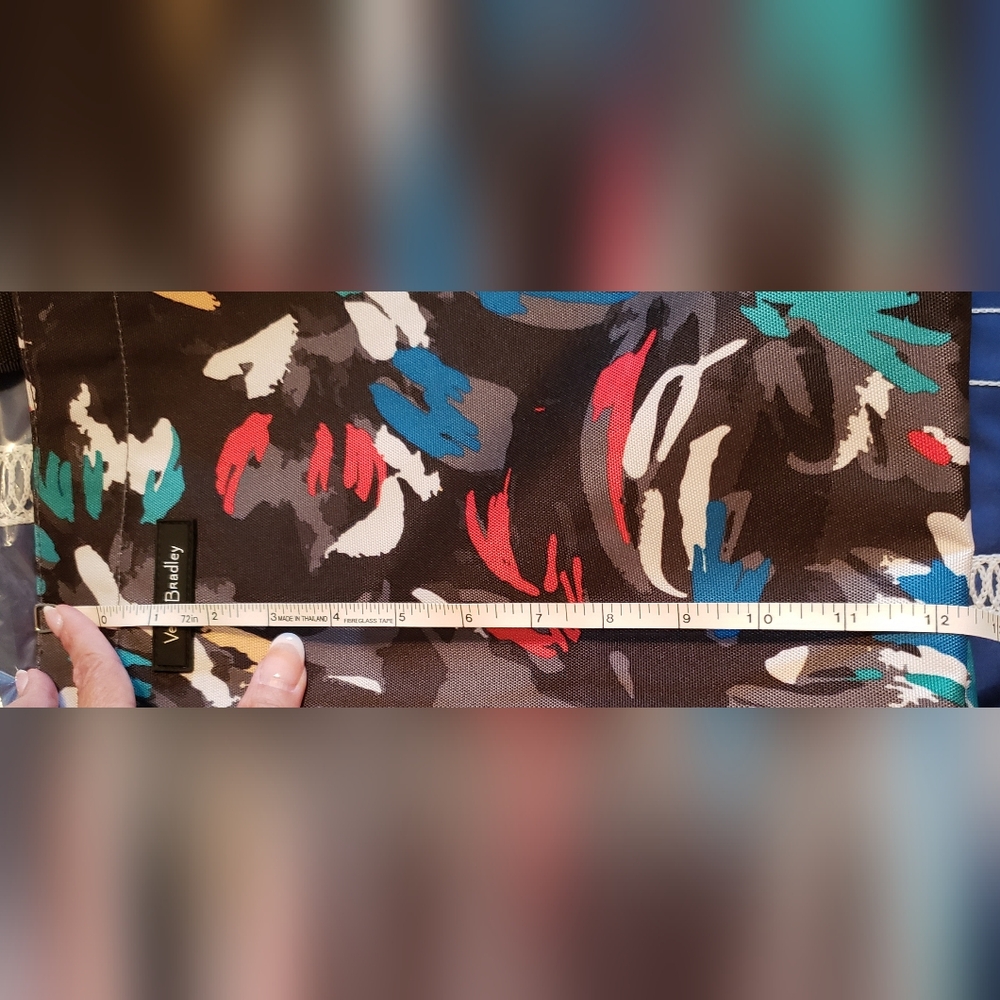 NWT-Vera Bradley Splash Floral Tote Bag - Picture 5 of 7